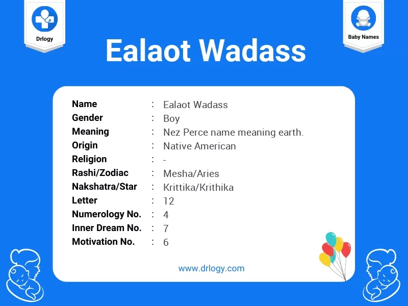 Ealaot Wadass Name Meaning